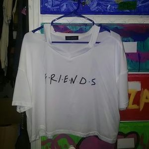 "Friends" crop top